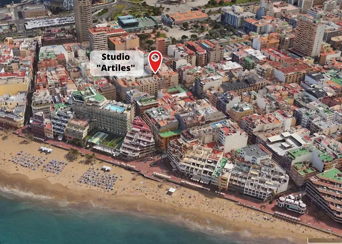 Minimalist & Exterior Next To The Apartament Las Palmas de Gran Canaria